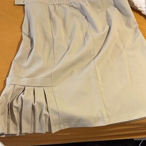 Elegant Cream A-Line Skirt